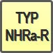 Piktogram - Typ: NHRa-R